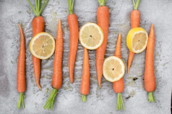 gulerødder, tilbehør, ovnbagte gulerødder, carrots, oven roasted carrots